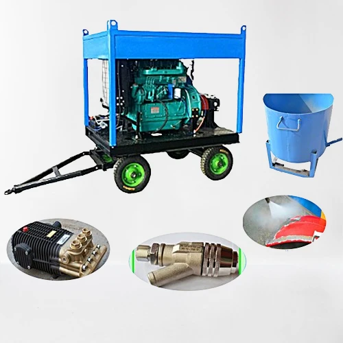 Μηχάνημα υδροβολής 50Mpa Rust Removal Hydro Water Sand Blasting