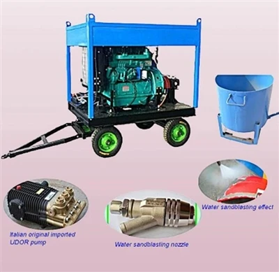 Ποιες είναι οι εφαρμογές της Hydro Water Sand Blasting Machine;